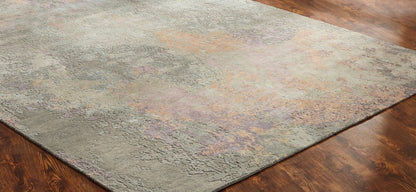 Hand Knotted Wool & Natural Silk Modern Rug KPV9630