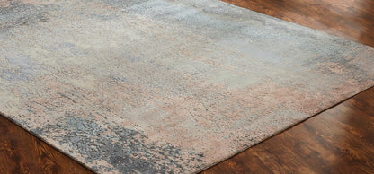 Hand Knotted Wool & Natural Silk Modern Rug KPV9640