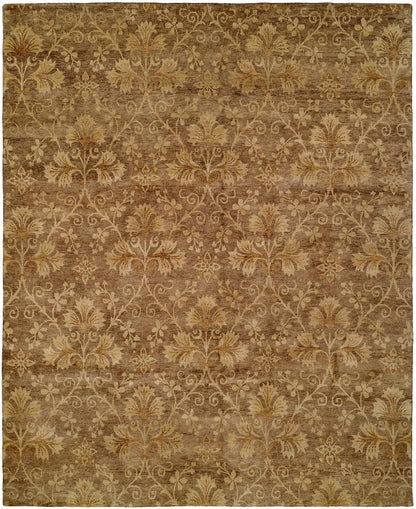 Hand Knotted Wool Ikat Rug KRM7290