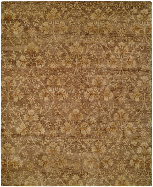 Hand Knotted Wool Ikat Rug KRM7290