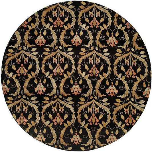 Hand Knotted Wool Ikat Rug KRM7320