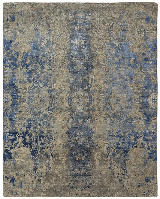 Hand Knotted Wool & Silk Classic/Fade Rug KRR0140 KRR0140 physical All Rugs New