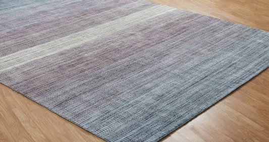 Hand Loom Wool & Silk Transitional Rug KSE2070