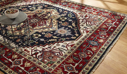 Hand Knotted Wool Tribal Heriz Rug KSR2010