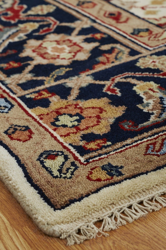 Hand Knotted Wool Traditional Rug KSR2070