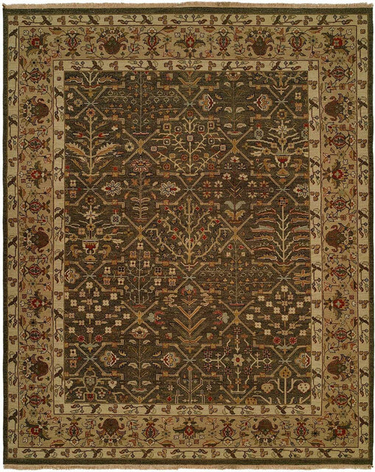 Hand Knotted Wool Southwest/Tribal Rug KSU1580