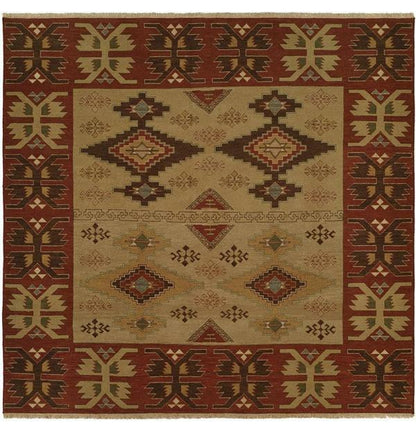 Hand Knotted Wool Nomadic Rug KSU2290