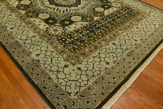Hand Knotted Wool Mamluk Rug KSU2730