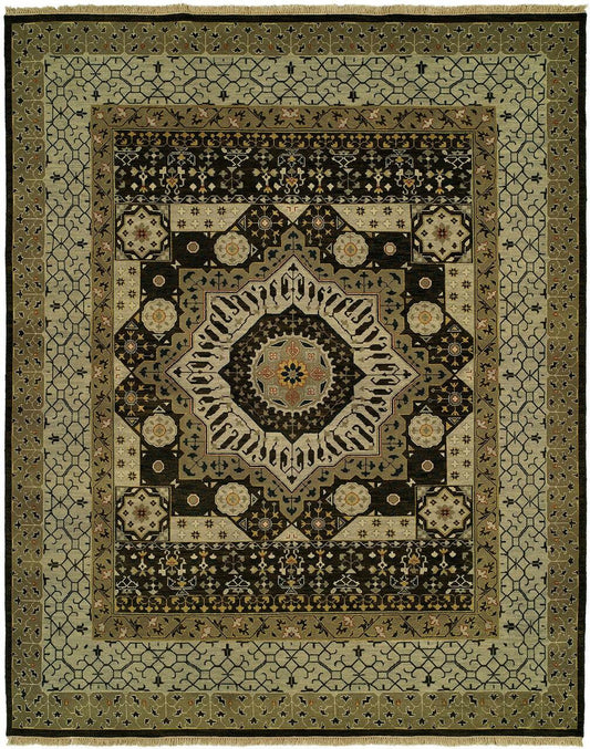 Hand Knotted Wool Mamluk Rug KSU2730