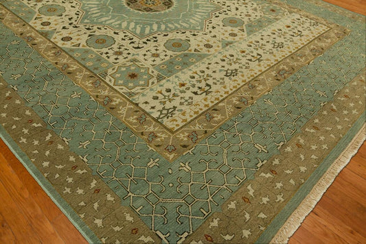 Hand Knotted Wool Mamluk Rug KSU2740