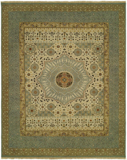 Hand Knotted Wool Mamluk Rug KSU2740