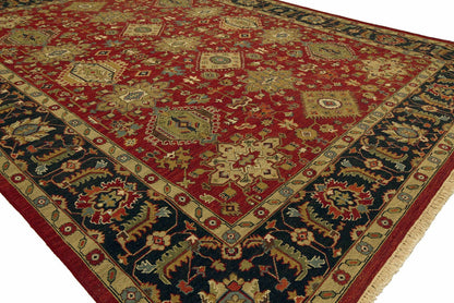 Hand Knotted Wool Southwest/Tribal Rug KSU2750