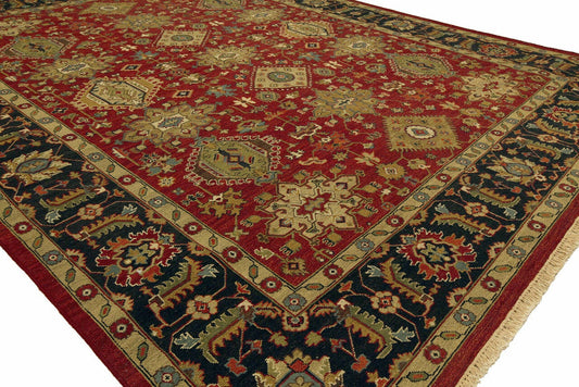 Hand Knotted Wool Southwest/Tribal Rug KSU2750