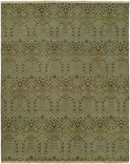 Hand Knotted Wool Transitional Rug KSU4760