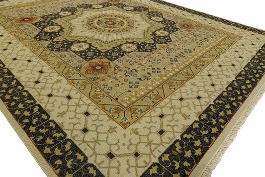 Hand Knotted Wool Mamluk Rug KSU4830