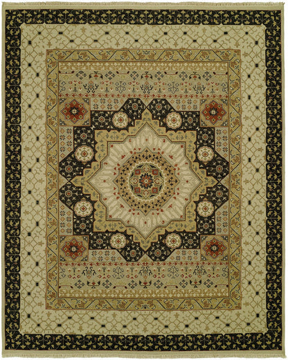 Hand Knotted Wool Mamluk Rug KSU4830
