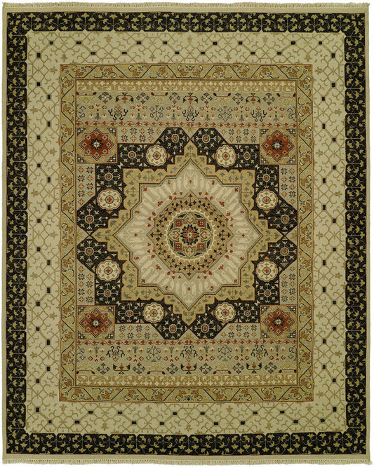 Hand Knotted Wool Mamluk Rug KSU4830