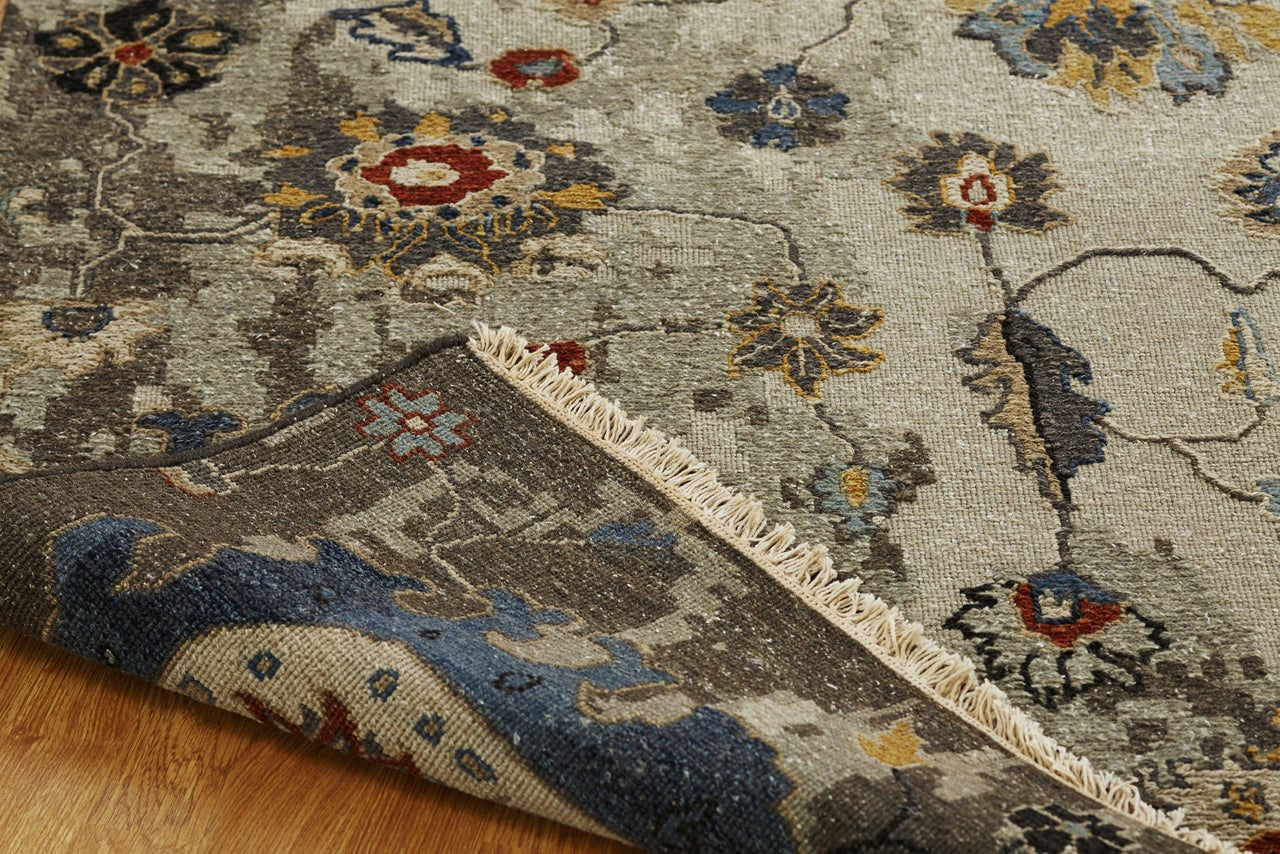 Hand Knotted Wool Transitional Rug KSU4860