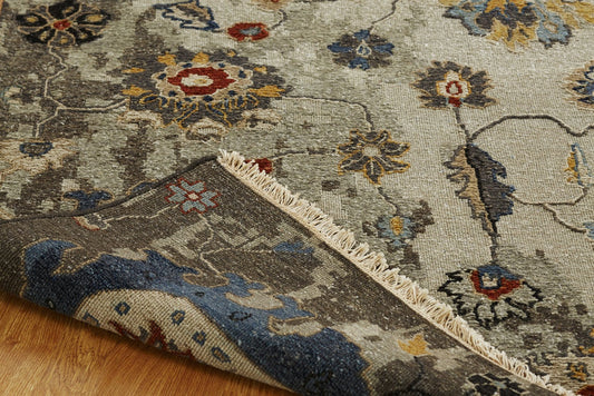 Hand Knotted Wool Transitional Rug KSU4860