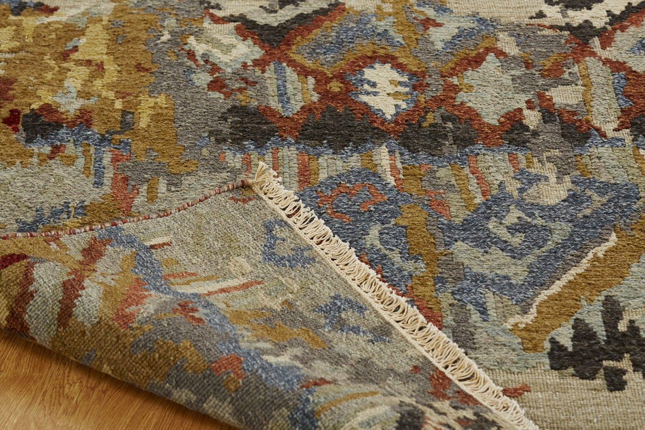 Hand Knotted Wool Transitional Rug KSU4870