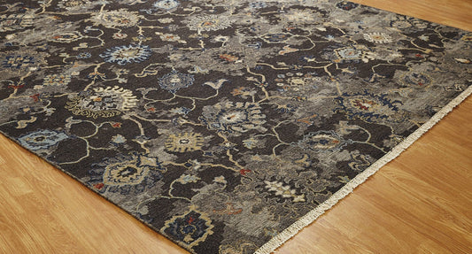 Hand Knotted Wool Transitional Rug KSU4890