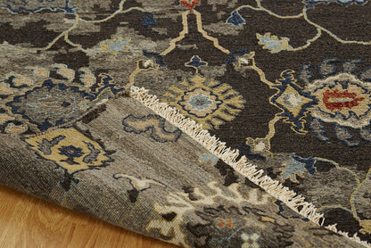Hand Knotted Wool Transitional Rug KSU4890