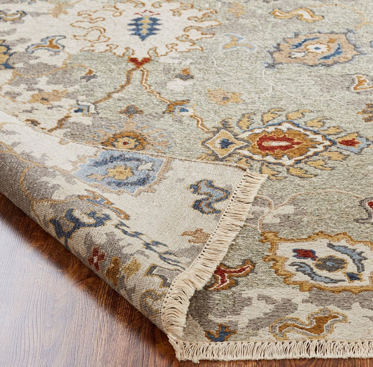 Hand Knotted Wool Transitional Rug KSU4910