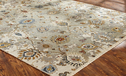 Hand Knotted Wool Transitional Rug KSU4910