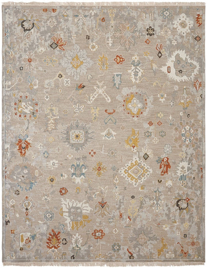 Hand Knotted Wool Transitional Rug KSU5550