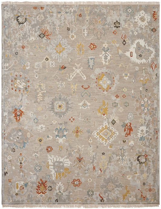 Hand Knotted Wool Transitional Rug KSU5550