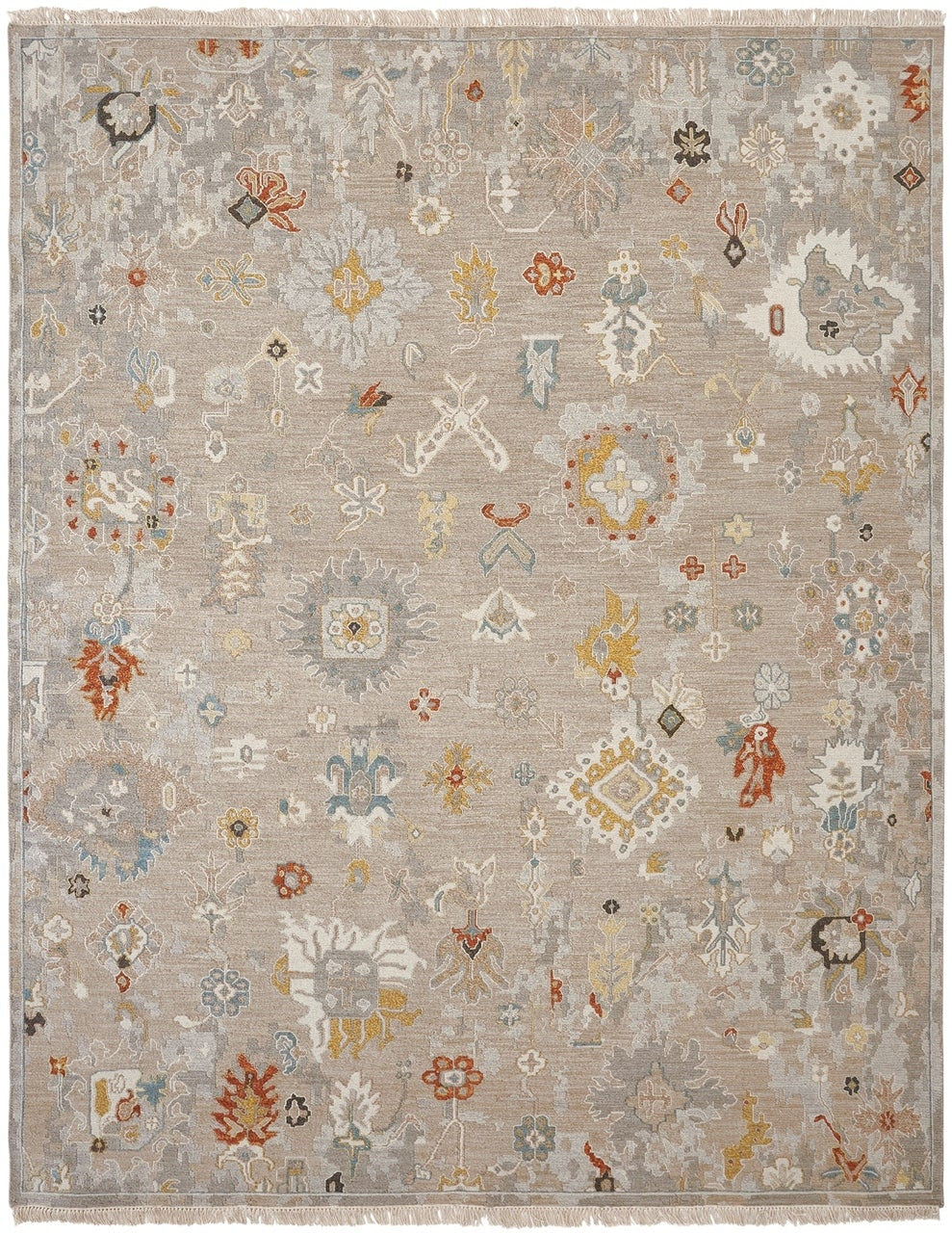 Hand Knotted Wool Transitional Rug KSU5550
