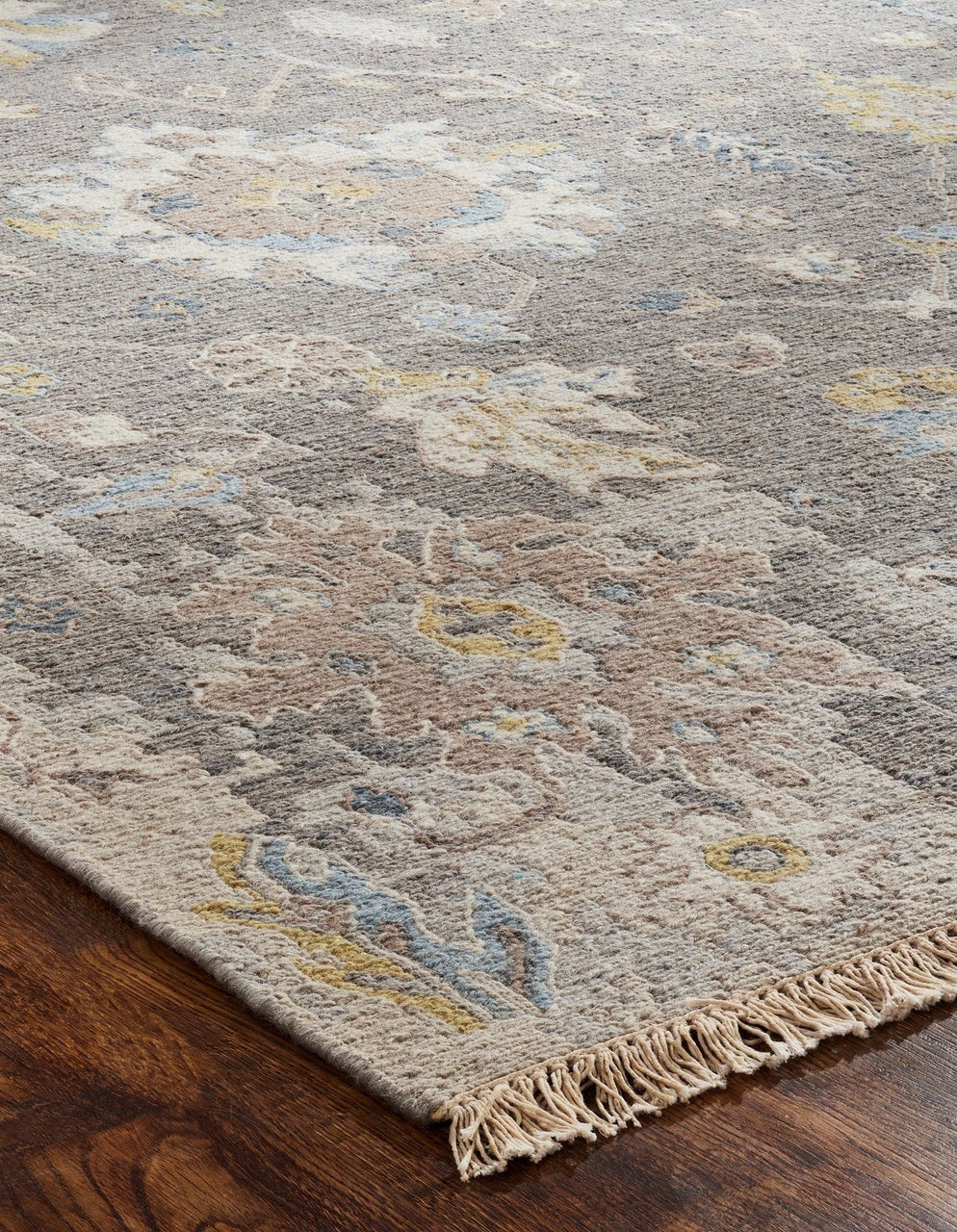 Hand Knotted Wool Transitional Rug KSU5560