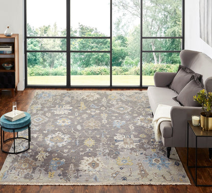 Hand Knotted Wool Transitional Rug KSU5560