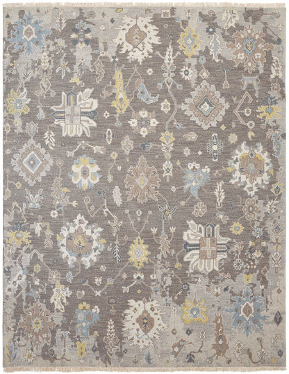 Hand Knotted Wool Transitional Rug KSU5560