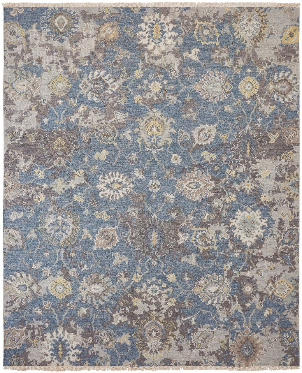 Hand Knotted Wool Transitional Rug KSU5570 KSU5570 physical All Rugs New
