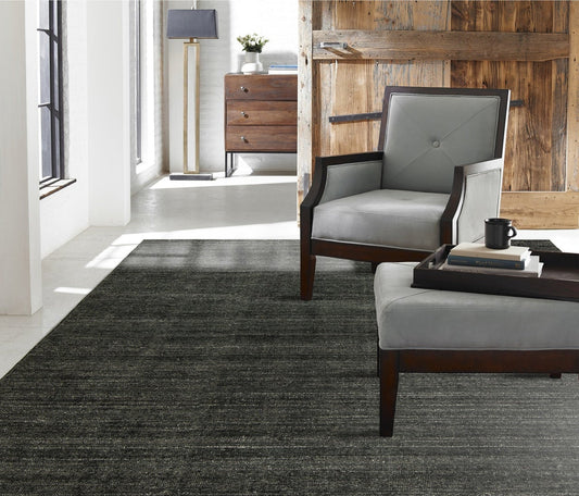 Hand Loom Wool & Silk Transitional Rug KTE6520