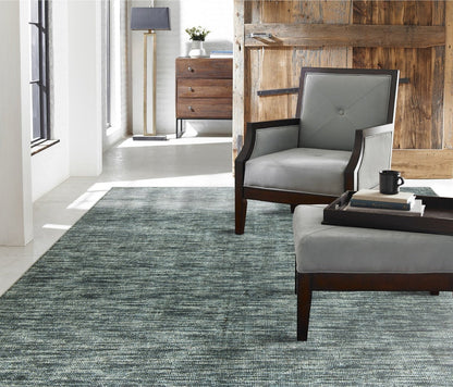 Hand Loom Wool & Silk Transitional Rug KTE6530