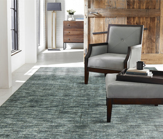 Hand Loom Wool & Silk Transitional Rug KTE6530