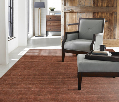 Hand Loom Wool & Silk Transitional Rug KTE6540