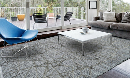 Hand Loom Wool & Silk Modern Rug KTT5920