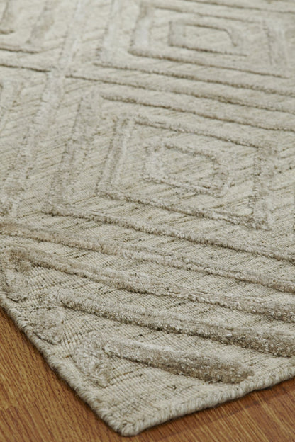 Hand Loom Wool & Silk Transitional Rug KTT5930