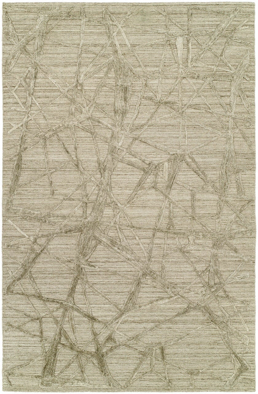 Hand Loom Wool & Silk Modern Rug KTT5940
