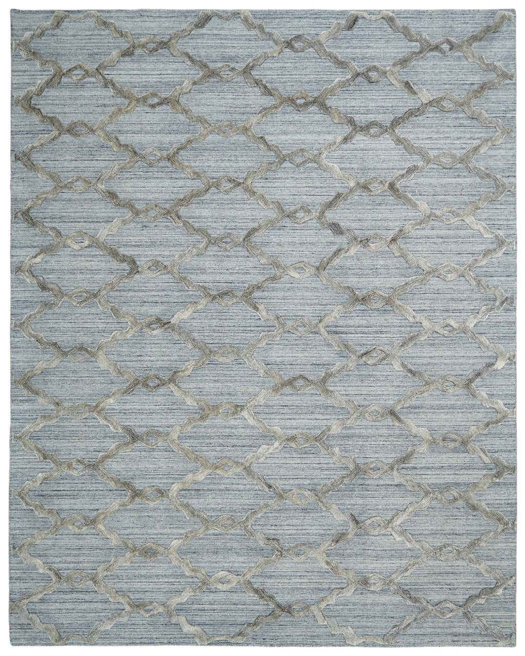 Hand Loom Wool & Silk Modern Rug KTT5950