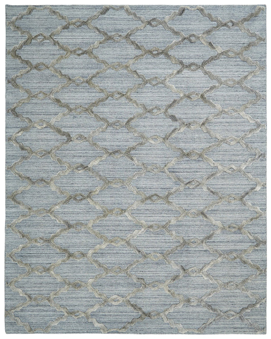 Hand Loom Wool & Silk Modern Rug KTT5950