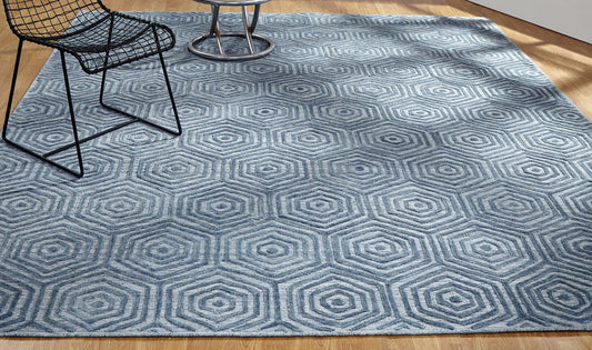 Hand Loom Wool & Silk Modern Rug KTT5960