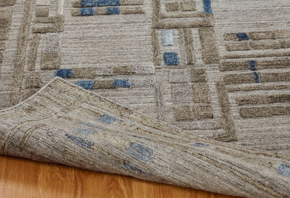 Hand Loom Wool & Silk Modern Rug KTT5970