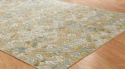 Hand Loom Wool & Silk Transitional Rug KTT5990