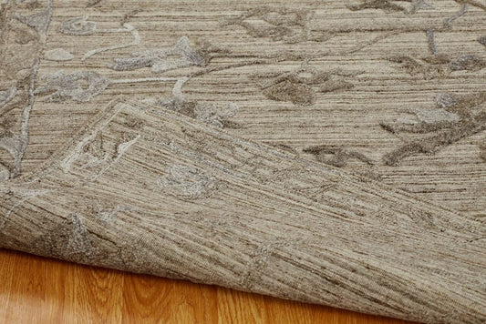 Hand Loom Wool & Silk Transitional Rug KTT6000