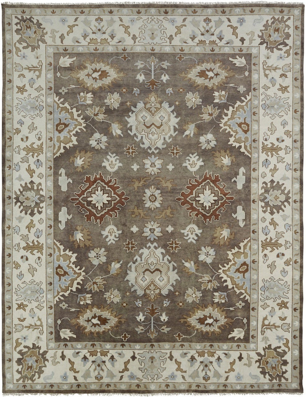 Hand Knotted Wool Transitional Rug KUS1170 KUS1170 physical All Rugs New