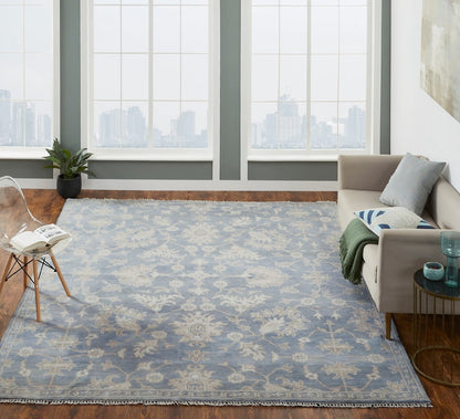 Hand Knotted Wool Transitional Rug KUS1180